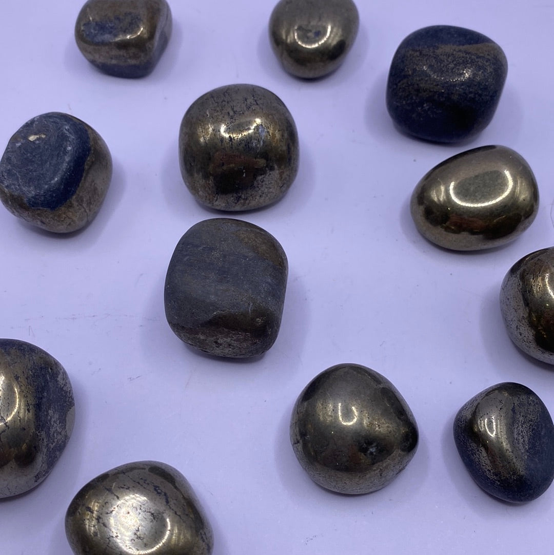 Iron Pyrite Tumbled