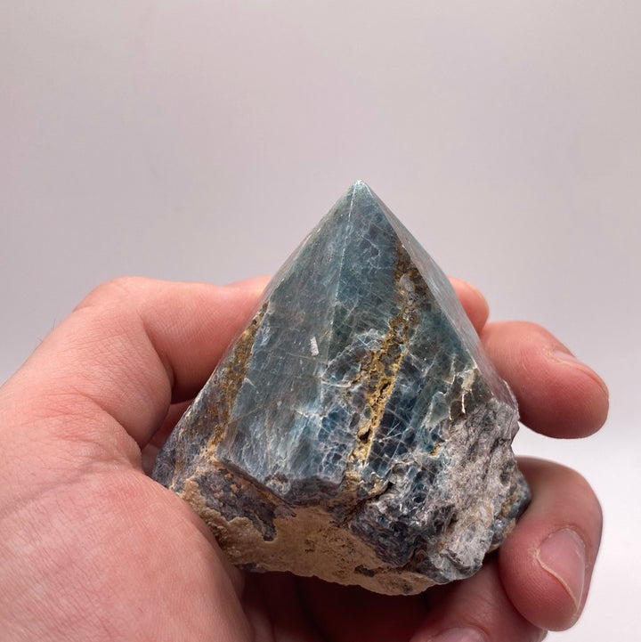 Blue Apatite Top Polished Point