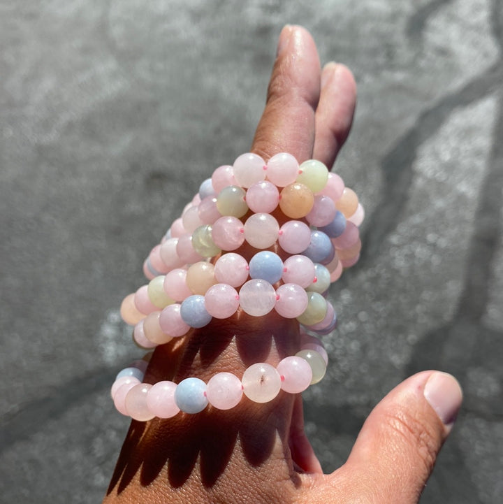 Morganite 8mm Bracelet