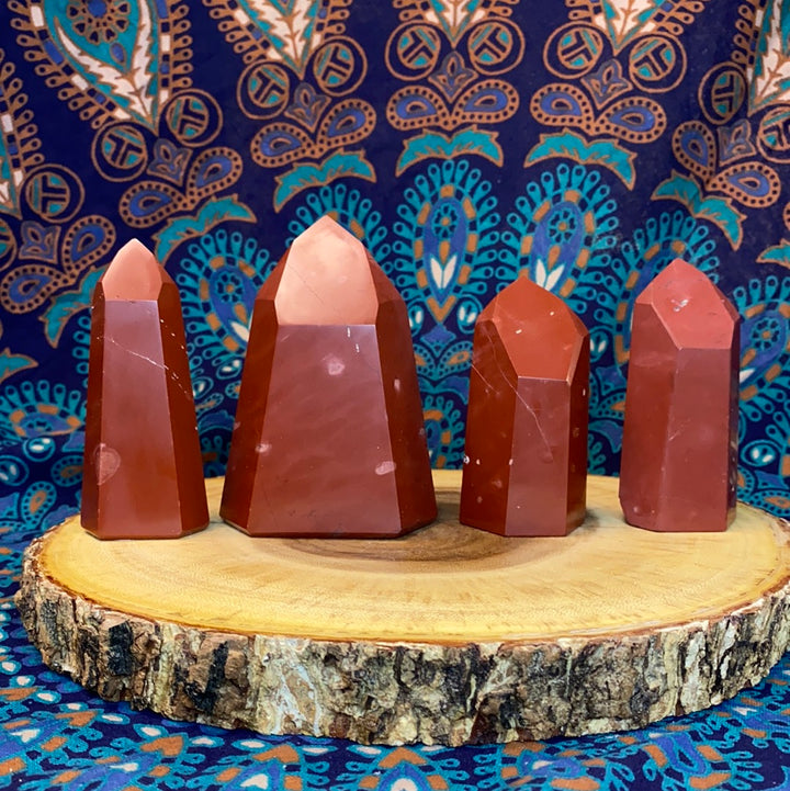 Red Jasper Polished Towers