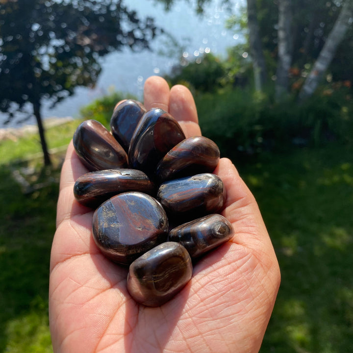 Tiger Iron Tumbled (L)