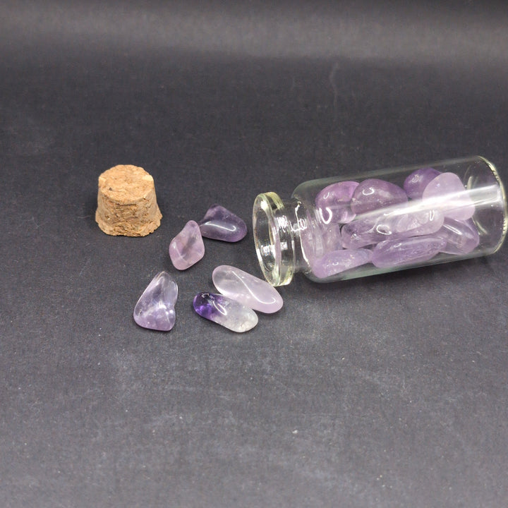 Amethyst Chips in Bottle