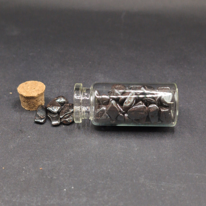 Hematite Chips In A Bottle