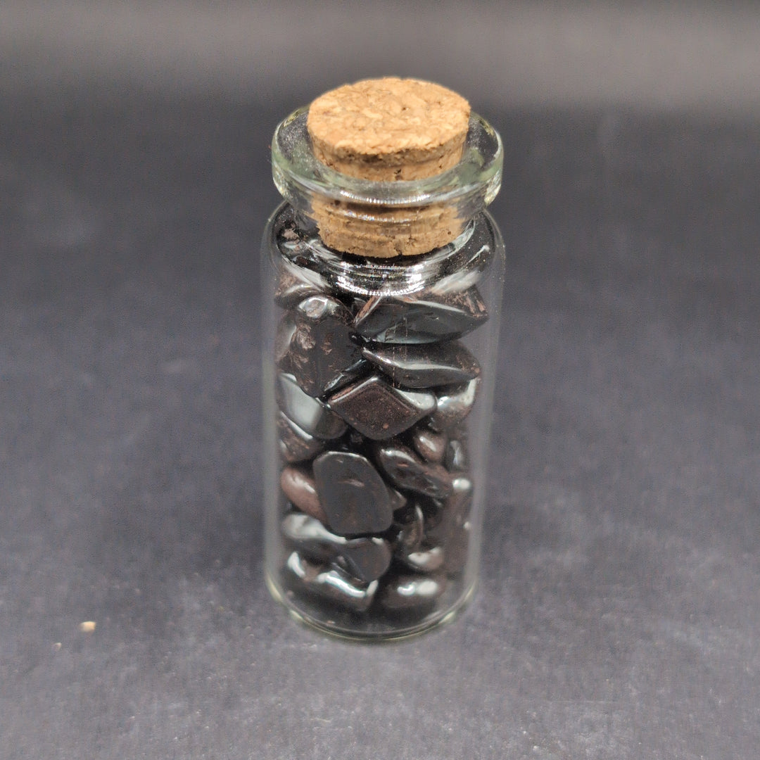 Hematite Chips In A Bottle