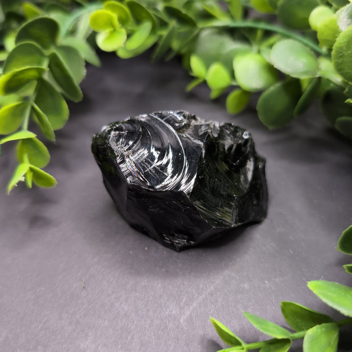 Black Obsidian Rough Cut Chunk (L)