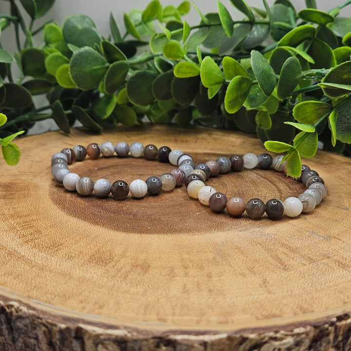Botswana Agate 8mm Bracelet