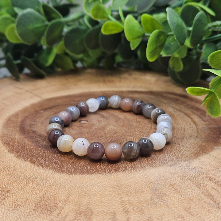 Botswana Agate 8mm Bracelet