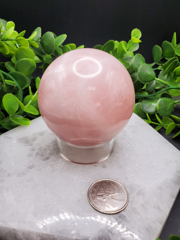 Rose Quartz 70mm Sphere