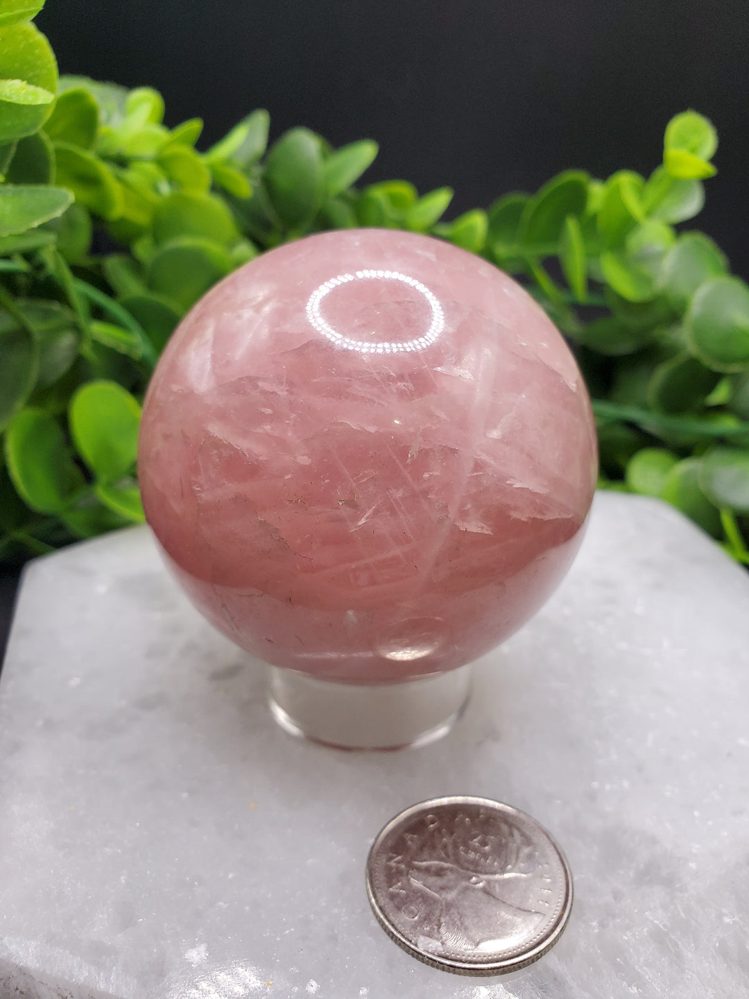 Rose Quartz 50mm Sphere