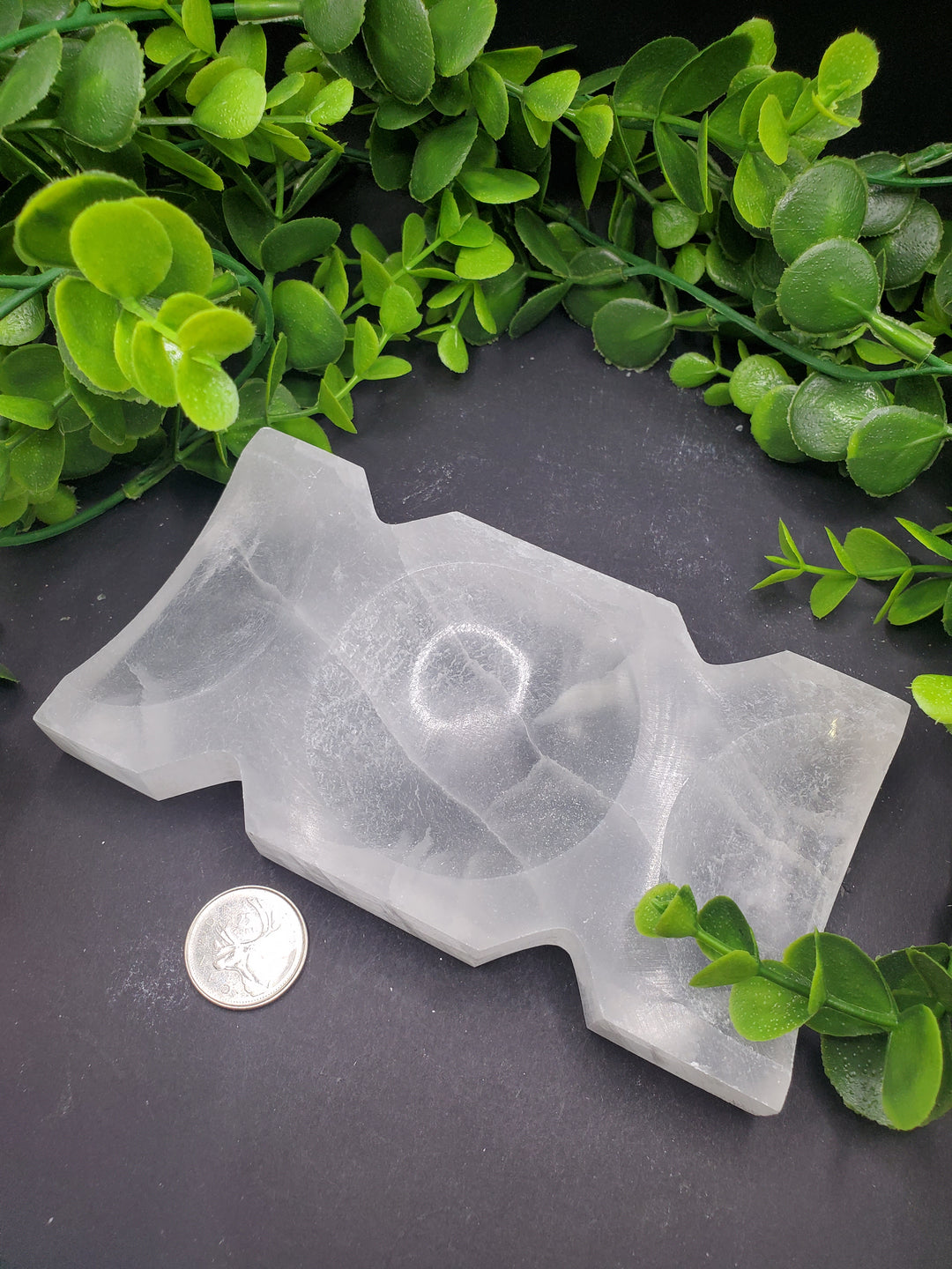 3 Moons Selenite Charging Bowl