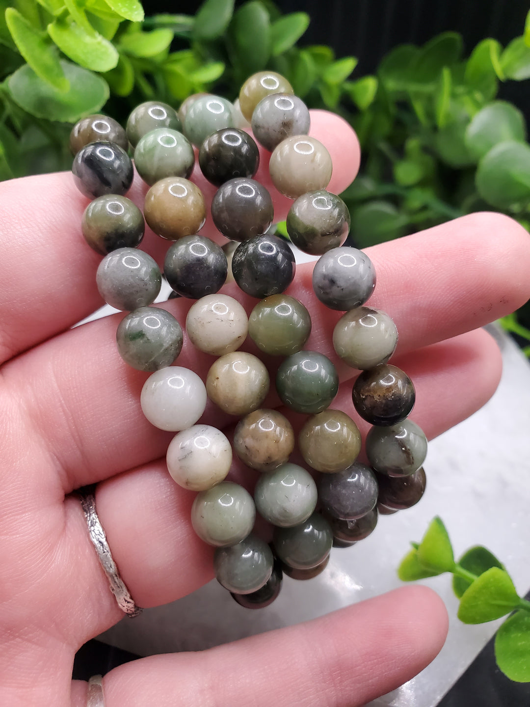 African Jade 8mm Bracelet