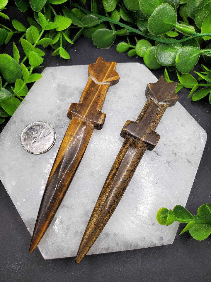 Tiger Eye Athame