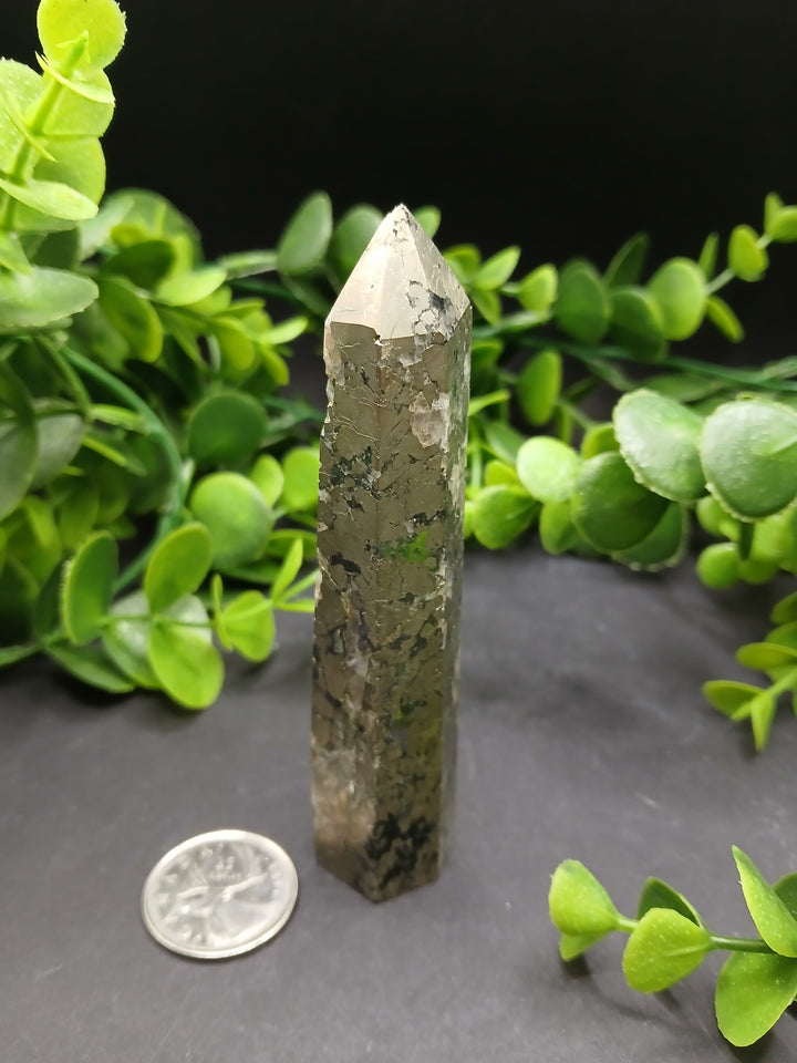 Pyrite Polished Point #4