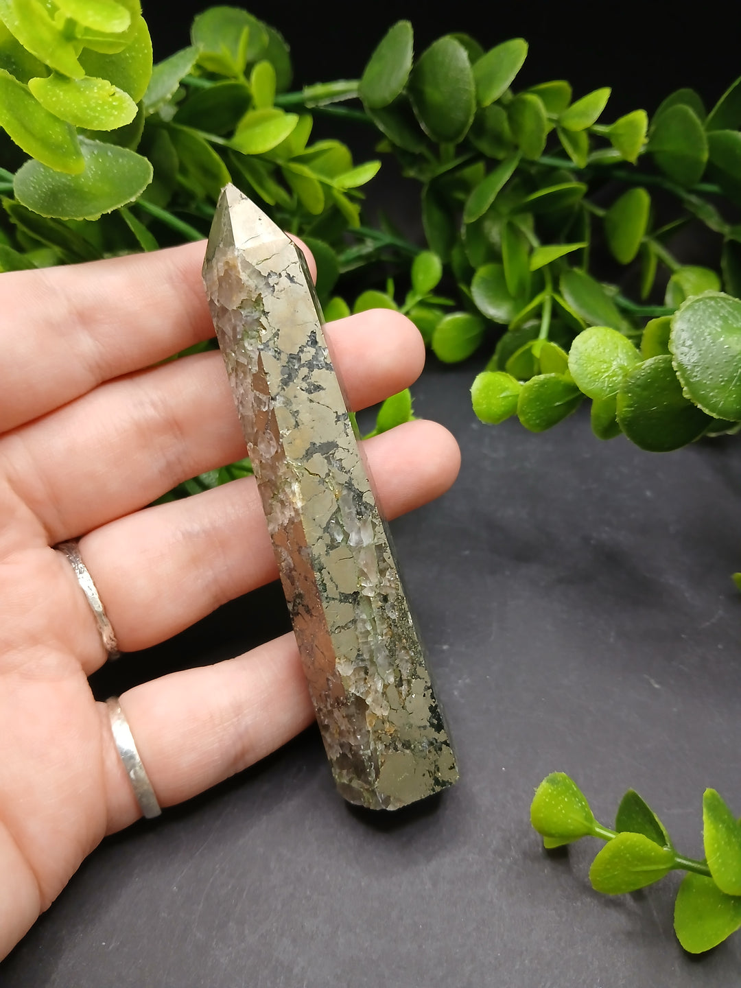 Pyrite Polished Point #4