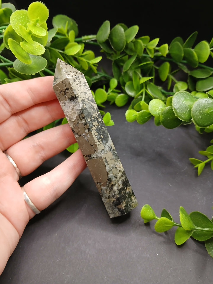 Pyrite Polished Point #3