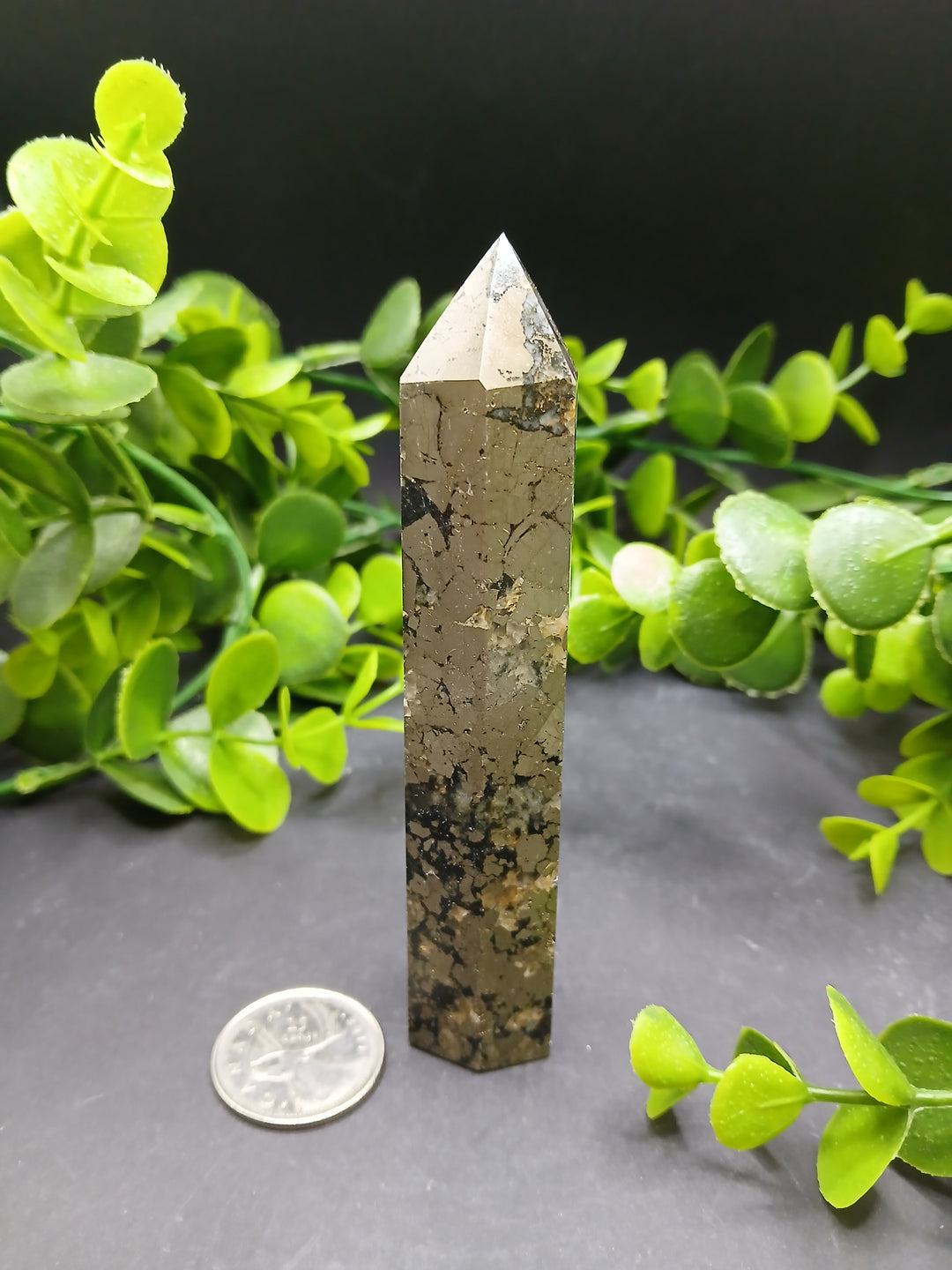 Pyrite Polished Point #1