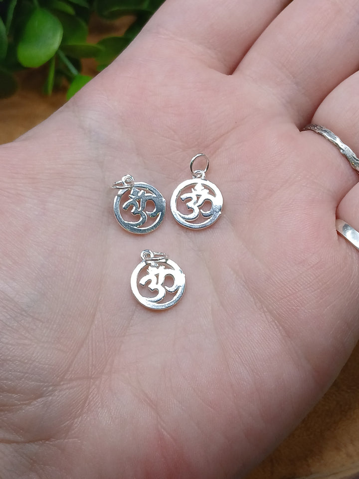 Namaste Sterling Silver Pendant