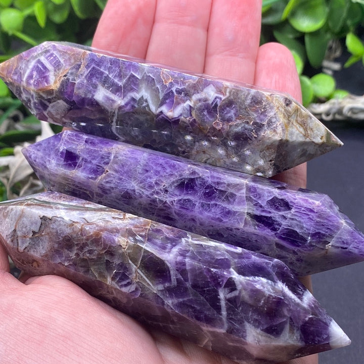 Amethyst Double Terminated Polished Point 2-3Oz