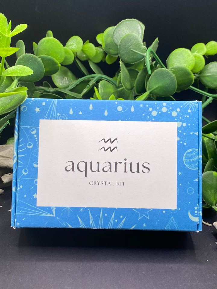 Aquarius Zodiac Crystal Kit