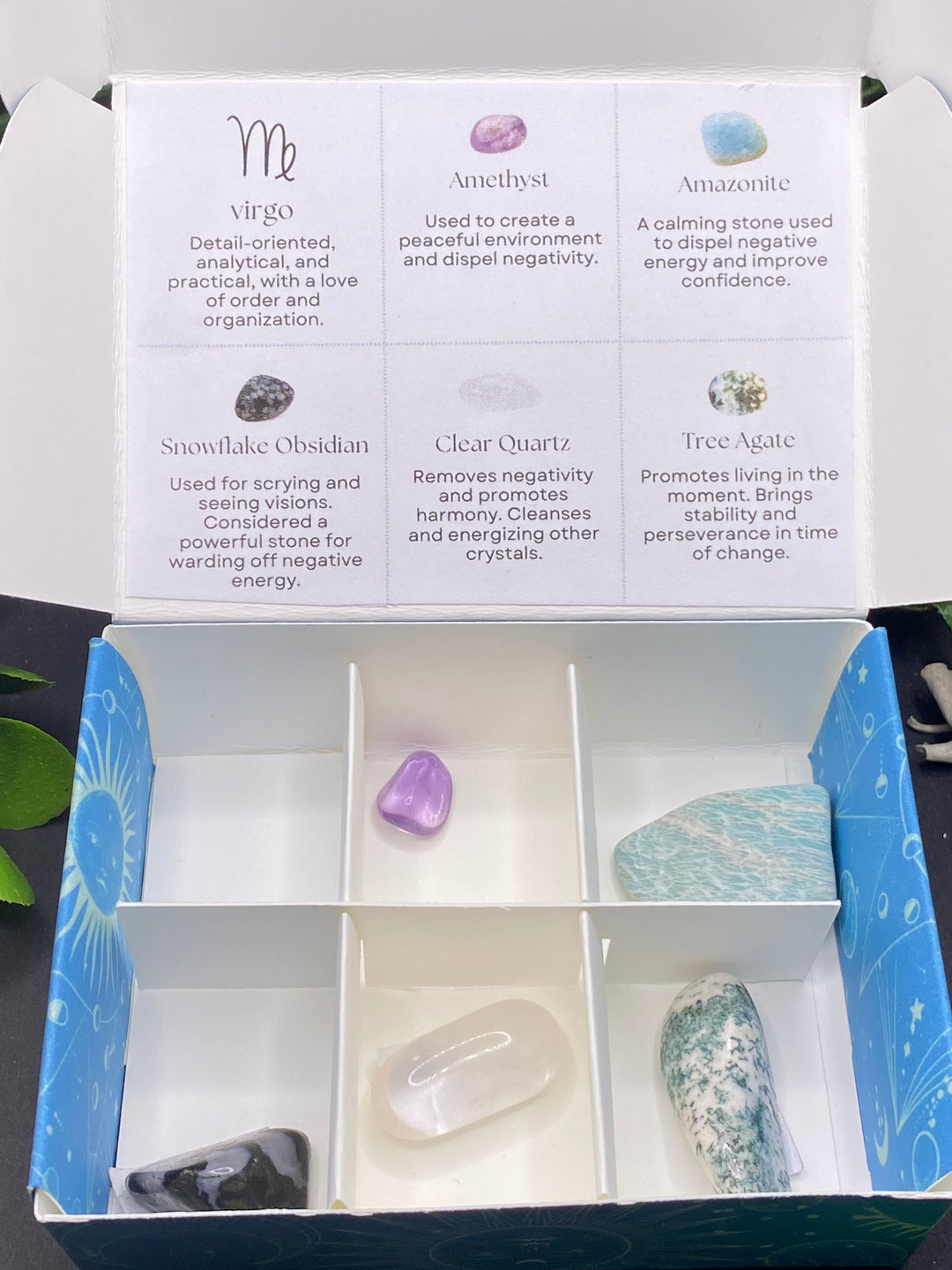 Virgo Zodiac Crystal Kit