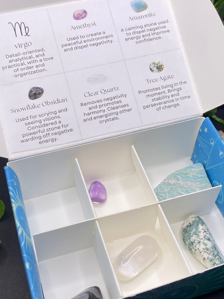 Virgo Zodiac Crystal Kit