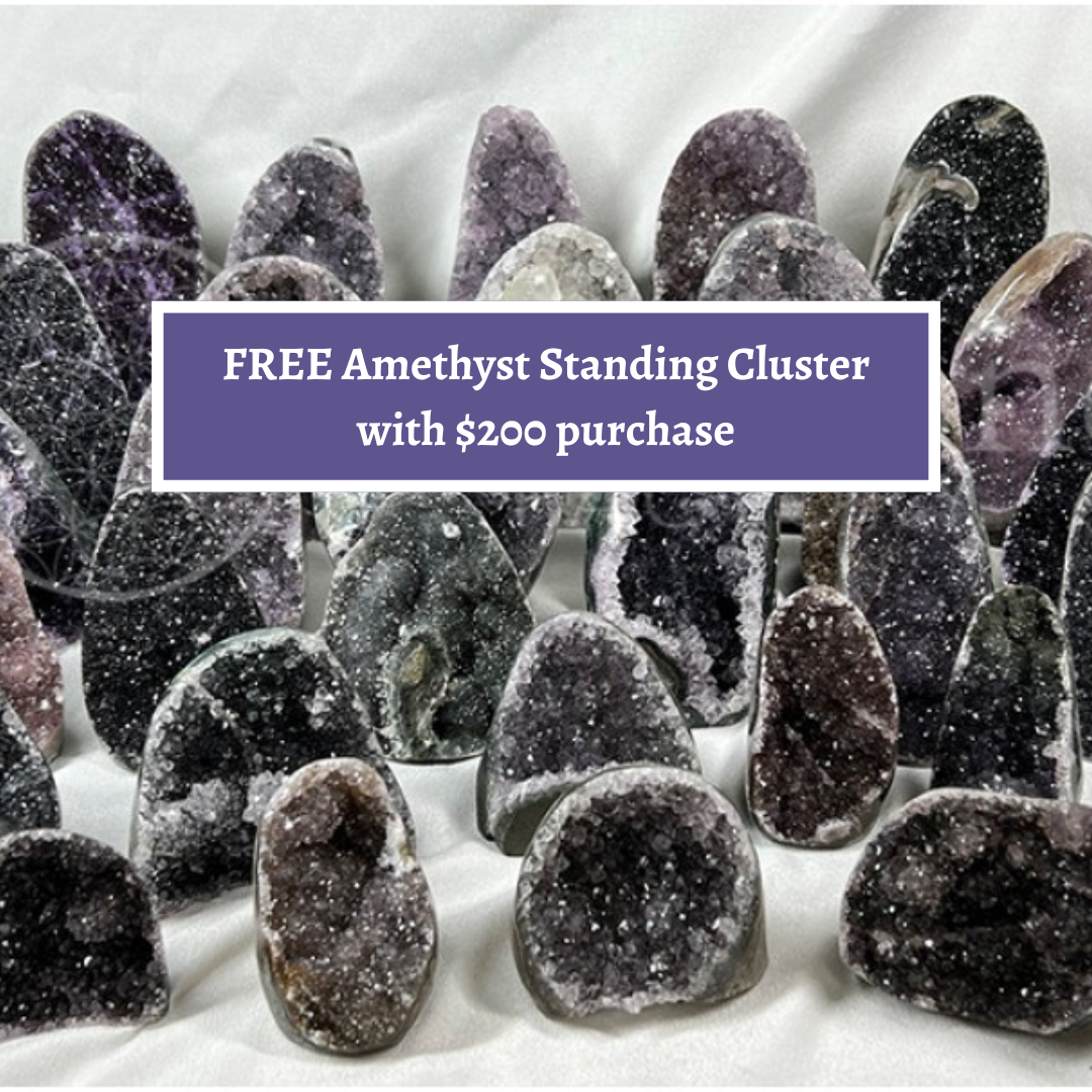 Amethyst Standing Cluster