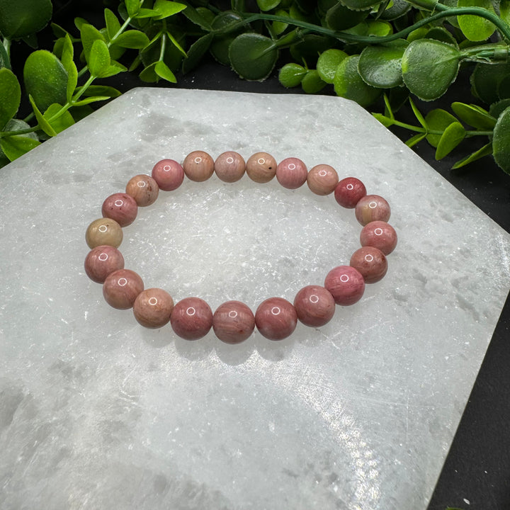 Pink Rhodonite 8mm Bracelet