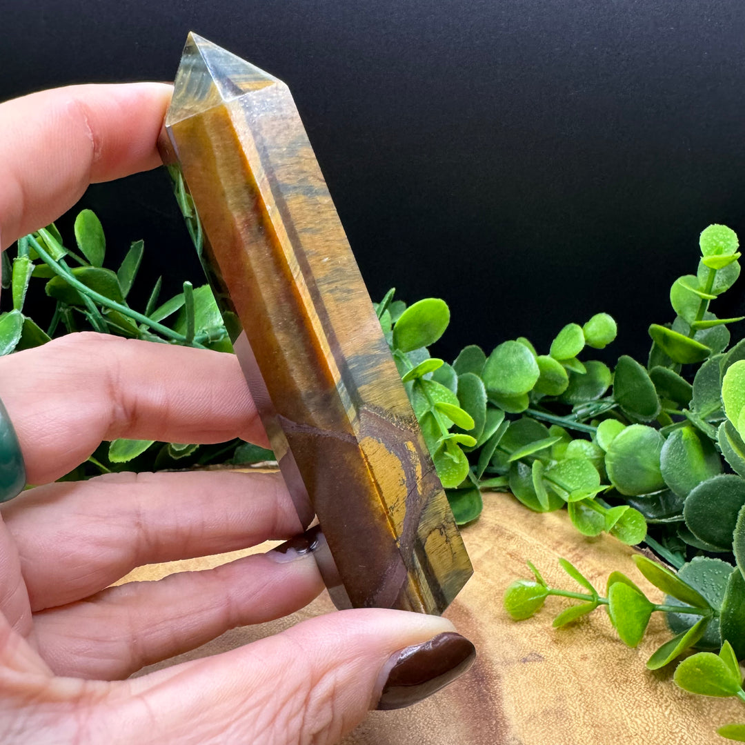 Tiger Eye Polished Point #4