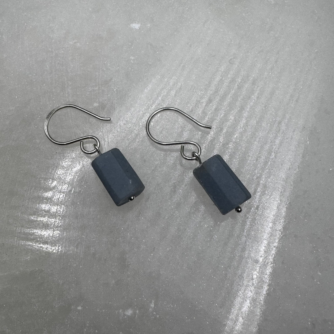 Angelite Dainty Sterling Silver Earrings