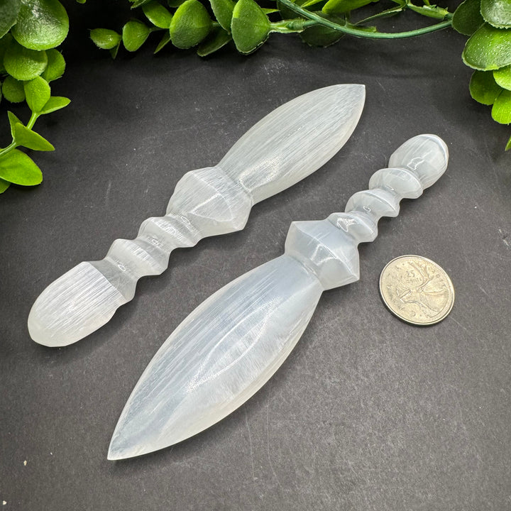 Satin-Spar (Selenite) Knife