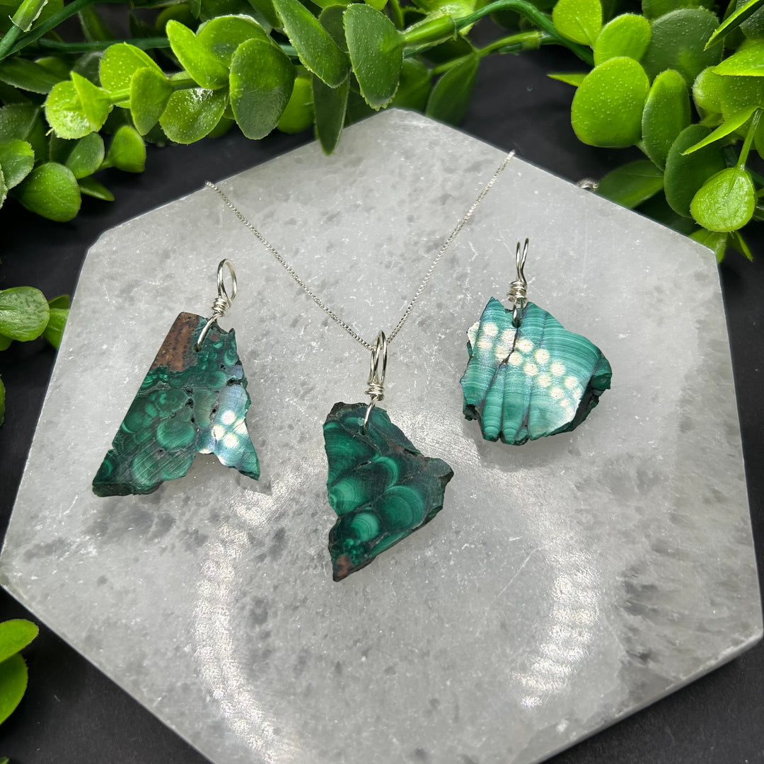 Malachite Pendants