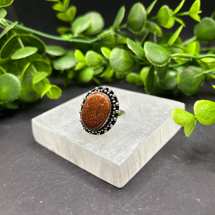 Goldstone Ring