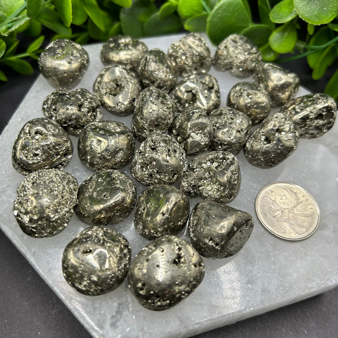 Pyrite Tumbled Healing Stones