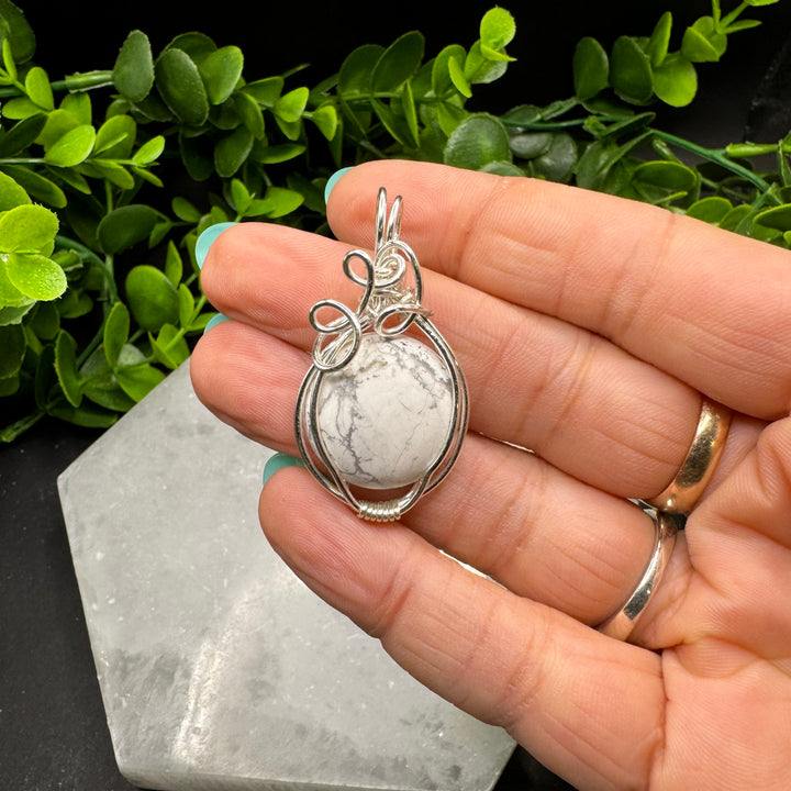 Howlite Pendant #2