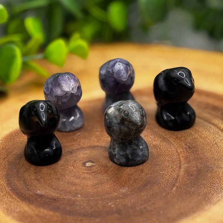 Assorted Raven Carvings