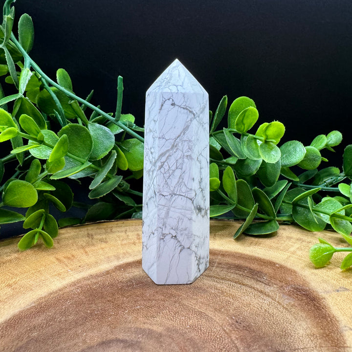 Howlite Polished Point #5