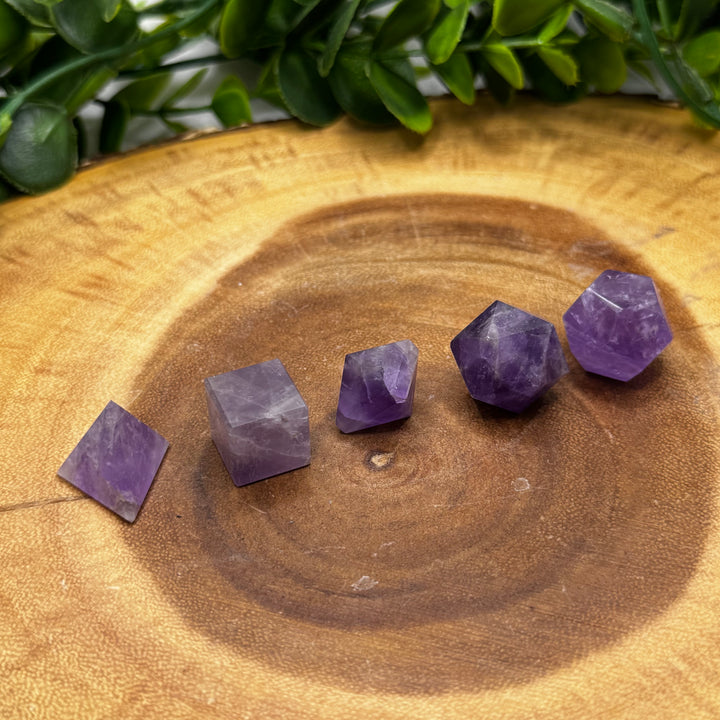 Amethyst Sacred Geometry Set