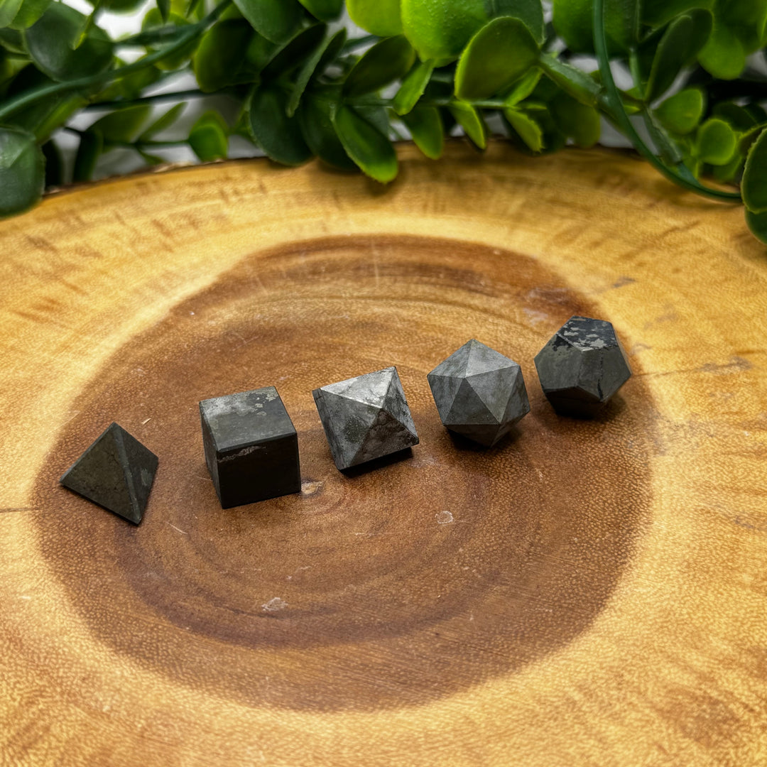 Pyrite Sacred Geometry Set