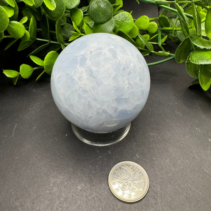 Blue Calcite Sphere 60mm