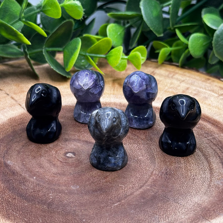 Assorted Raven Carvings