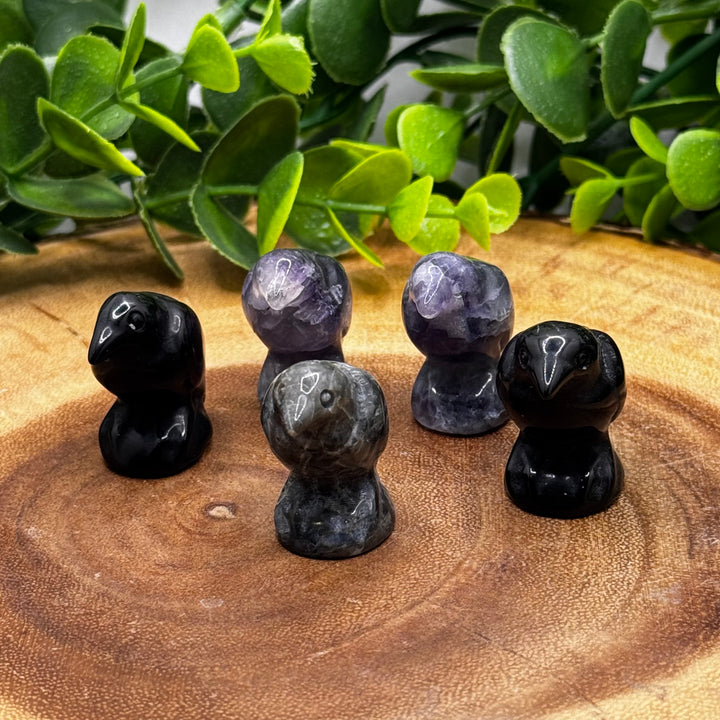 Assorted Raven Carvings