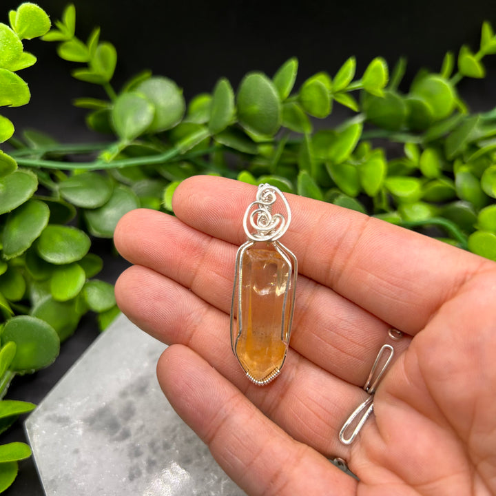 Tangerine Sterling Silver Pendant