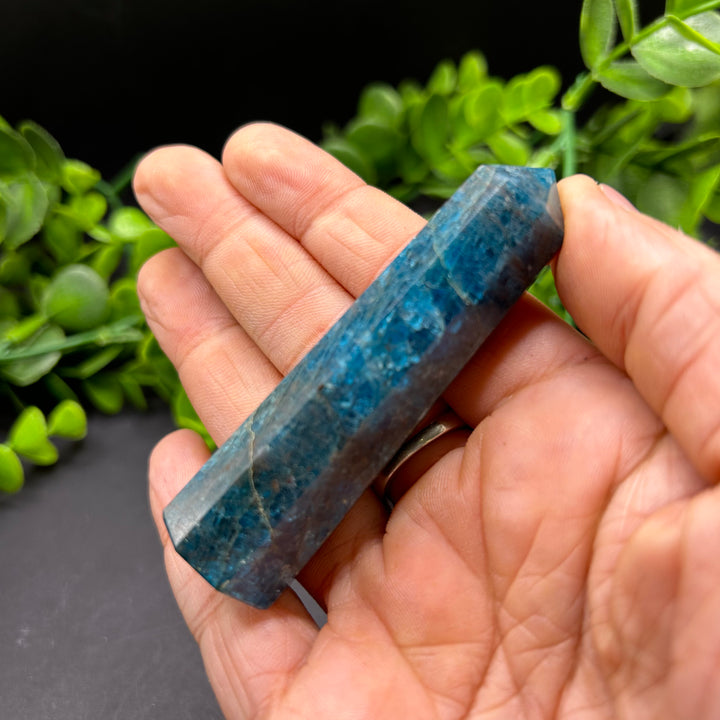 High Quality Blue Apatite Polished Point (#5)