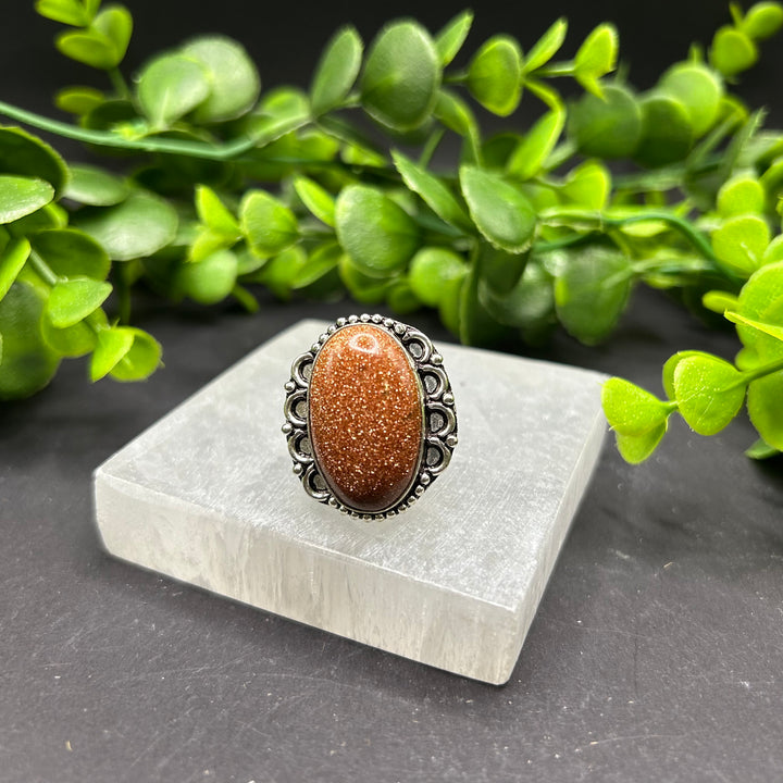 Goldstone Ring