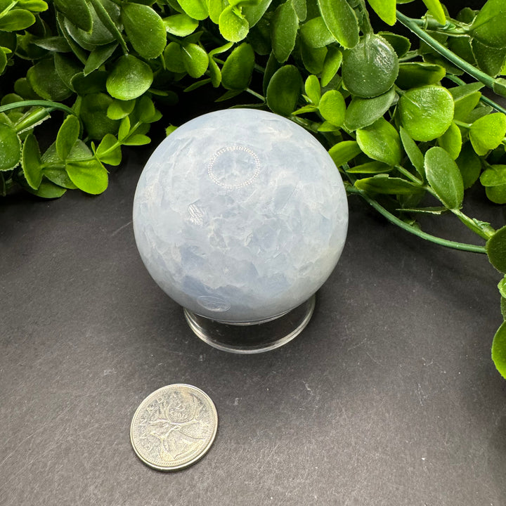 Blue Calcite Sphere 60mm