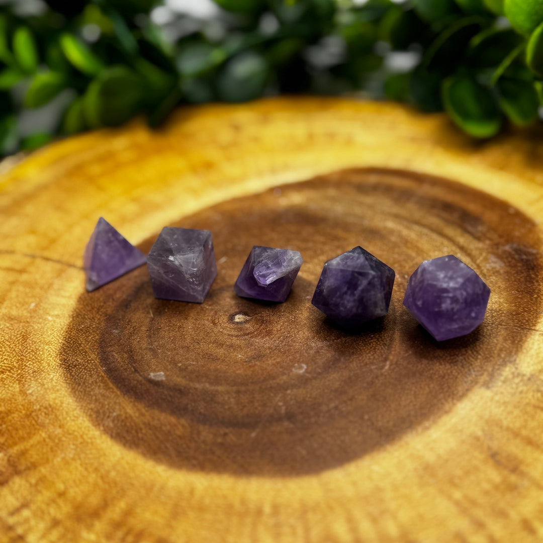 Amethyst Sacred Geometry Set