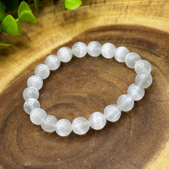 Selenite 8mm Bracelet