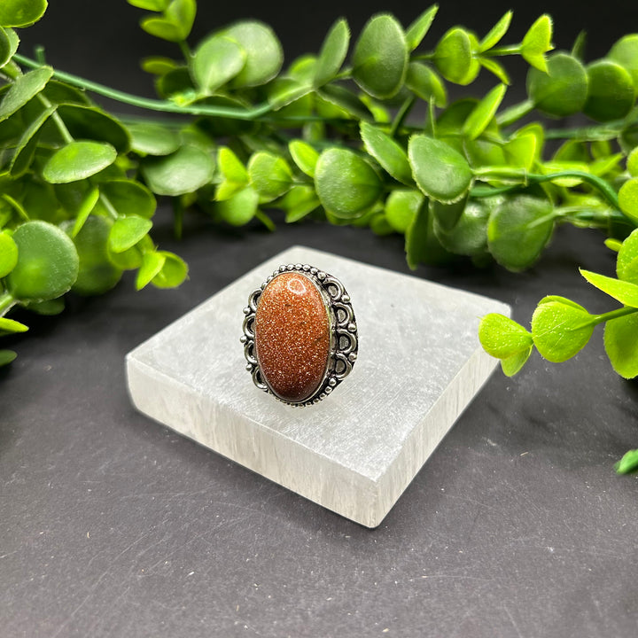 Goldstone Ring