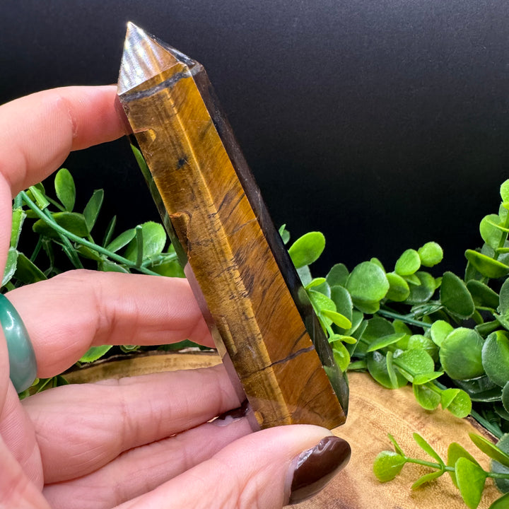 Tiger Eye Polished Point #1