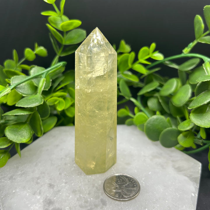 Lemon Quartz Polished Point (#1)